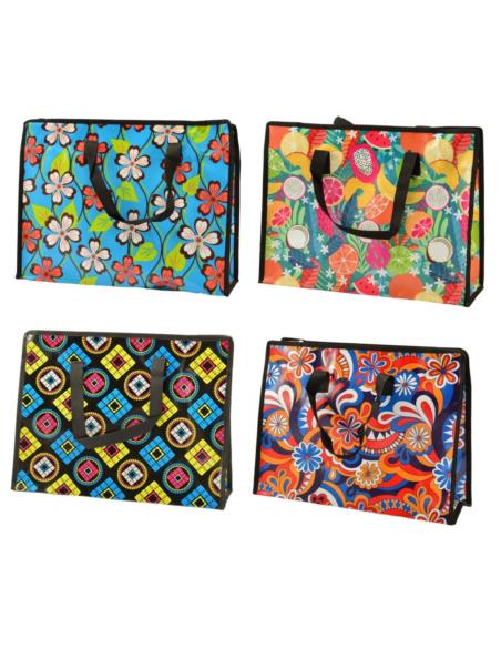Torba na zakupy Pini 40x30x15cm mix