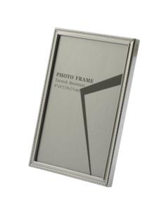Ramka 10x15cm metalowa srebrna