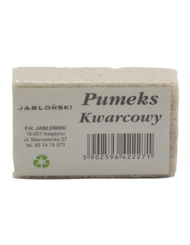 Pumeks 8x5cm biały kwarcowy