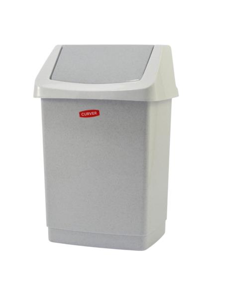 Kosz na śmieci 15L Click granit 175006
