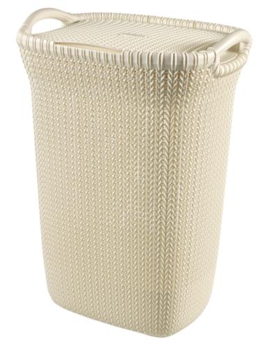 Kosz na bieliznę 57L Knit krem