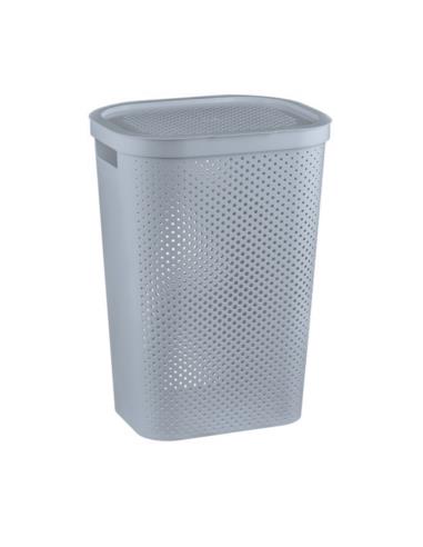 Kosz na bieliznę 60L Infinity szary