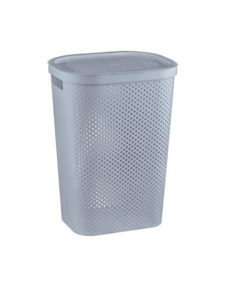 Kosz na bieliznę 60L Infinity szary