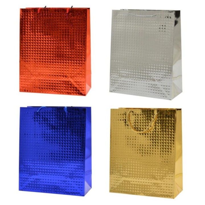 Torebka ozdobna 40x31x12cm MIX