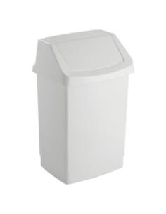 Kosz na śmieci 15L Click biały 173215