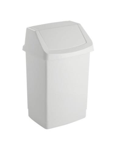 Kosz na śmieci 15L Click biały 173215