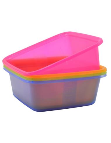 Miska plastikowa  7,2L kwadratowa Curver mix
