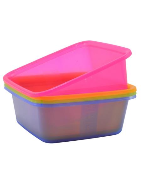 Miska plastikowa  7,2L kwadratowa Curver mix