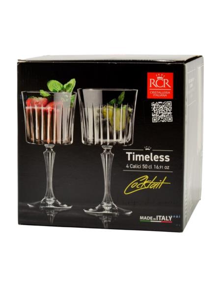 Kieliszki koktajlowe 500ml 4szt Timeless RCR