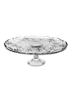 Patera kryształ Bohemia Perseus 31cm na nodze