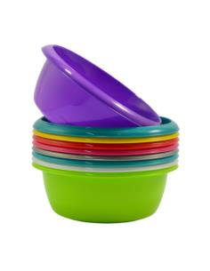 Miska plastikowa  1,1L 20cm okrągła mix