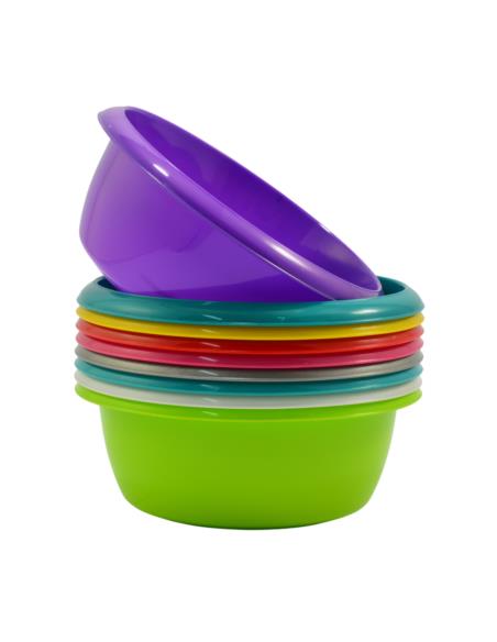 Miska plastikowa  1,1L 20cm okrągła mix