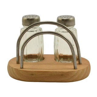 Przyprawniki  2 sztuki + serwetnik President Line