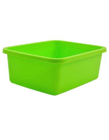 Miska plastikowa Classic 11L prostokątna zielona