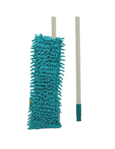 Mop płaski+kij szenilowy DUO turkus