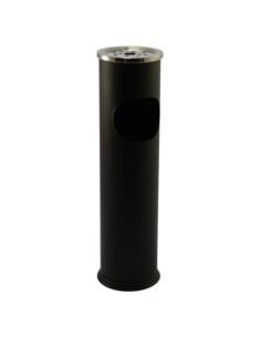 Popielnica kosz 56cm 8L śr.14,5cm mała czarna FPOP-03