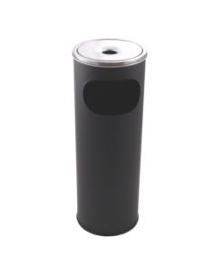 Popielnica kosz 58cm 12L 20cm czarna FPOP-04