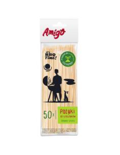 Patyki do szaszłyków 50szt Amigo 6199