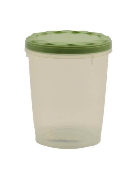 Pojemnik plastikowy 1L Twist zakręcany mix