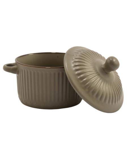 Bulionówka ceramiczna 500ml z pokrywką mix