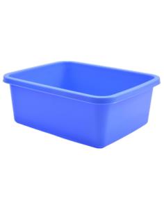 Miska plastikowa Classic 11L prostokątna niebieska