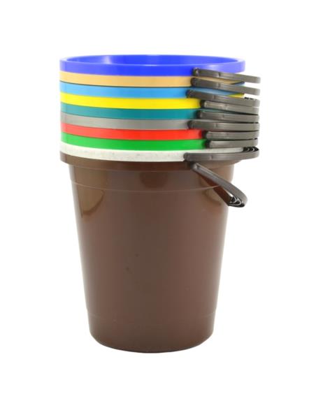 Wiadro 12L plastikowe mix