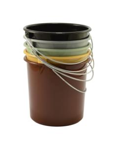 Wiadro 5L plastikowe Eco Line h:21cm mix 2