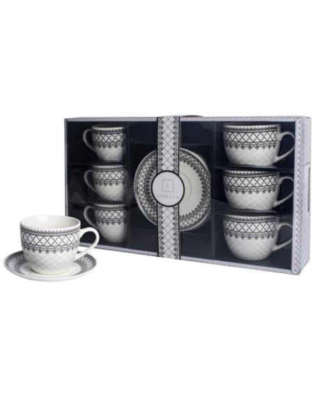 Serwis kawowy 12 elementów 250ml Livello CR6-106