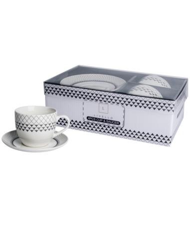 Filiżanki ze spodkami 2 sztuki 250ml CR2-06