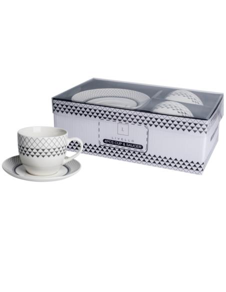 Filiżanki ze spodkami 2 sztuki 250ml CR2-06