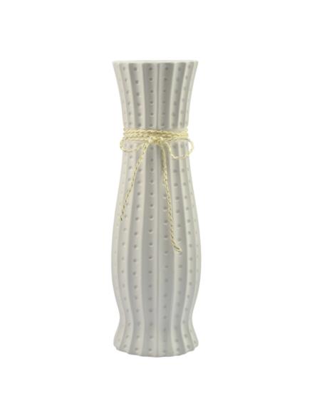 Wazon 45,5cm ceramiczny biały BW43