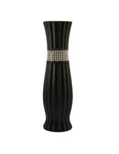 Wazon 61cm ceramiczny czarny CW62