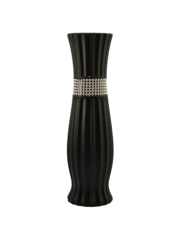 Wazon 61cm ceramiczny czarny CW62