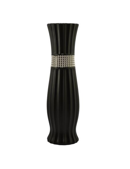 Wazon 61cm ceramiczny czarny CW62