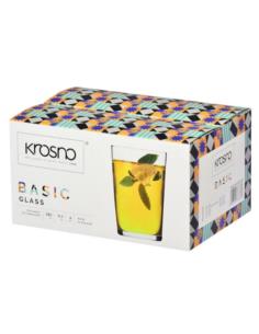 Szklanki 250ml 6szt Krosno Basic