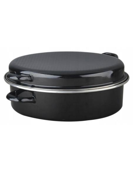Brytfanna emal. z pokr. 9L 38cm