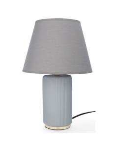 Lampka ceramiczna  LK6SZ  38cm. szaro-złota