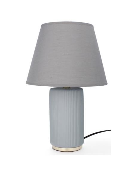 Lampka ceramiczna  LK6SZ  38cm. szaro-złota