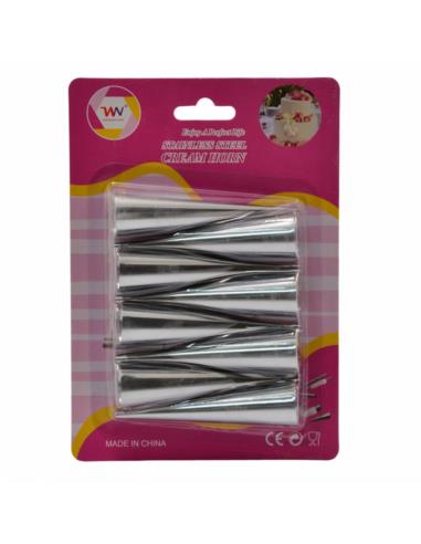 Foremki do rurek 8szt 2,2x8,5cm