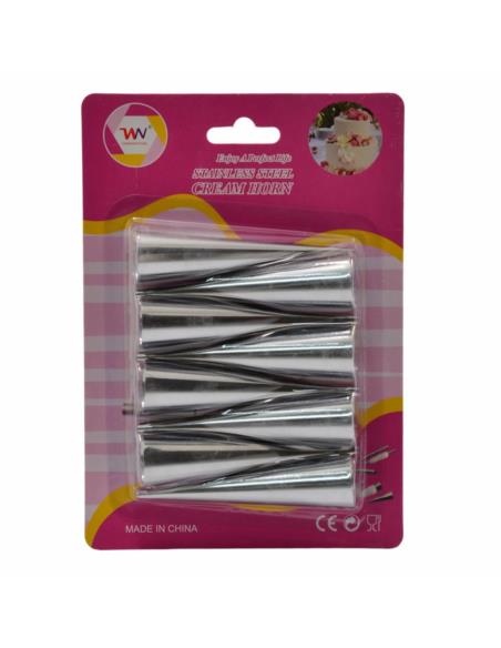 Foremki do rurek 8szt 2,2x8,5cm