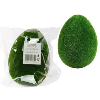 Jajko z imitacją mchu 15cm VJ7710