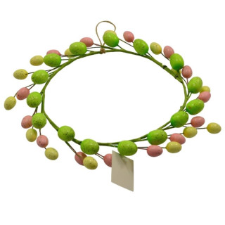 Wieniec 33cm wielkanocny z pisankami WN8723