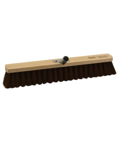 Szczotka drewniana zmiatacz z uchwytem nylon 50cm A 07-412 ulicówka mix