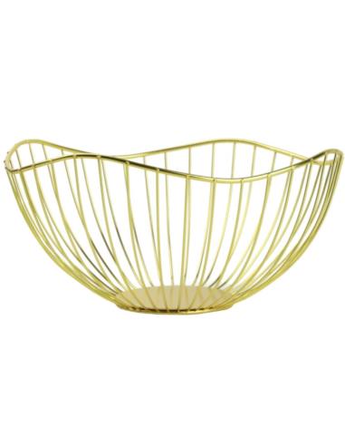 Koszyk na owoce metalowy 20x6x12cm 23KA-212