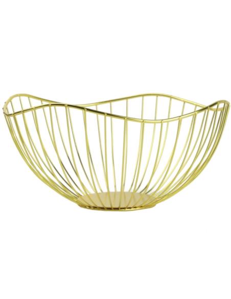 Koszyk na owoce metalowy 20x6x12cm 23KA-212