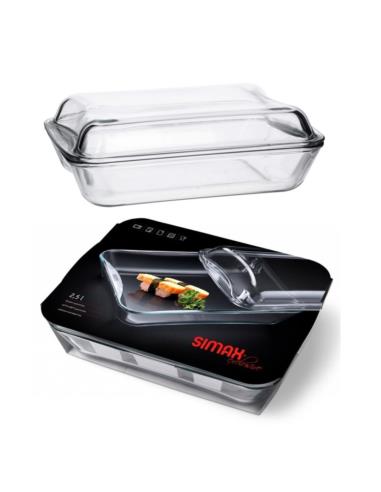 Szkło żaroodporne Simax 4,4L Smart Touch z pokrywą 7216/7576