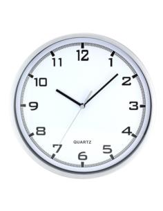 Zegar ścienny 25cm srebrny E01-2478.70A