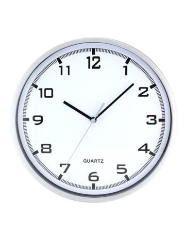 Zegar ścienny 25cm srebrny E01-2478.70A