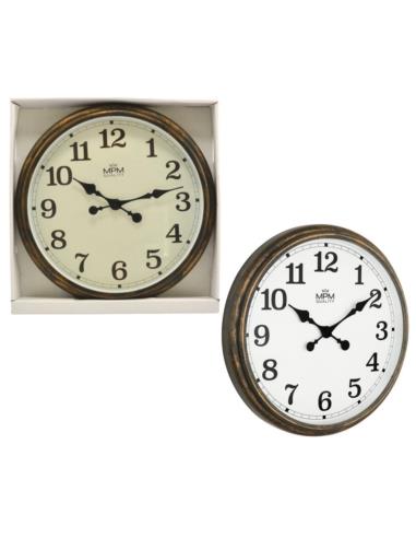 Zegar ścienny 41cm retro biały E01-4230.50