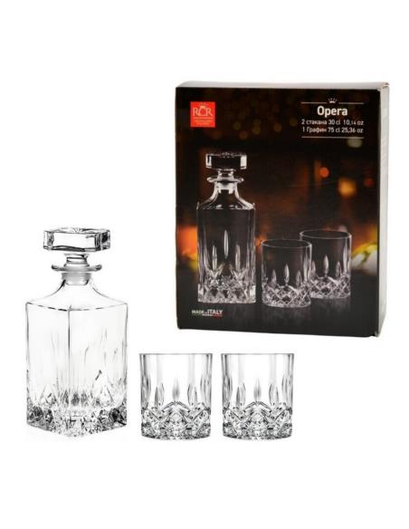 Karafka +2 szklanki whisky Opera RCR
